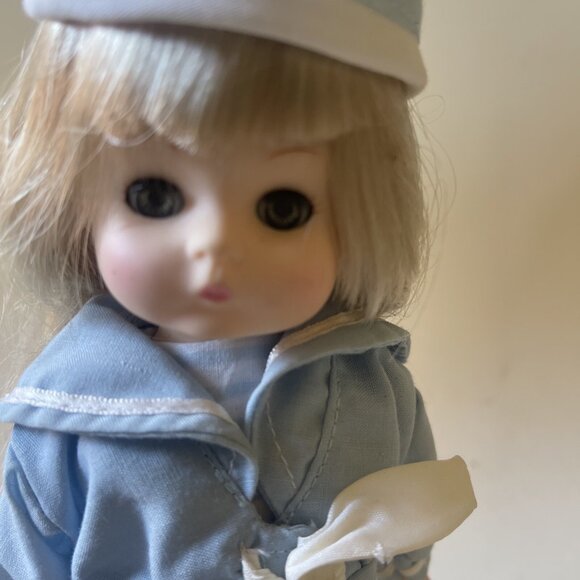 RARE Effanbee Vintage 90s DOLL, Sailor Girl, 7" TALL 1987 Serial 20800 Stamped - Picture 12 of 12